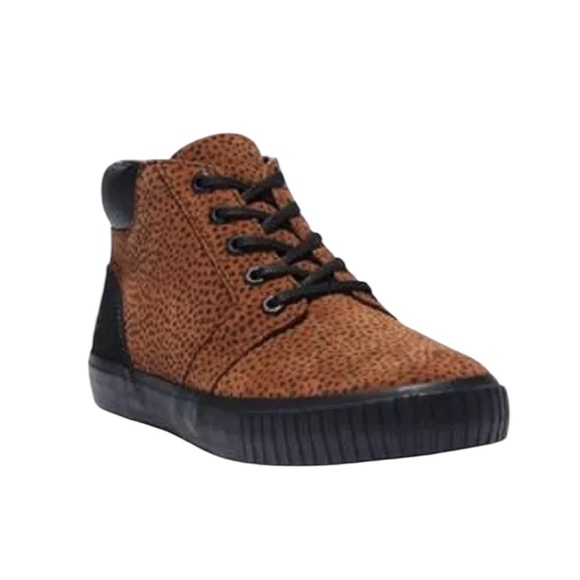 TIMBERLAND Women’s Skyla Bay Chukka Cheetah Suede Boots A2M5W Size 6 WORN ONCE - Picture 1 of 12